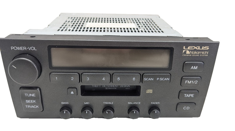 98-00 LEXUS LS400 RADIO STEREO 86280-50160 Nakamichi