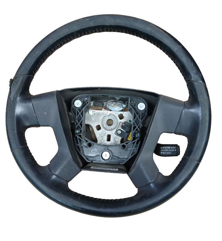 2007-10 Caliber Patriot Avenger Journey Steering Wheel Leather w/ Cruise Control