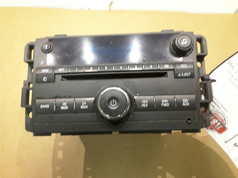 AUDIO EQUIPMENT AM-FM-CD PLAYER OPT U1C FITS 06-08 IMPALA 159233