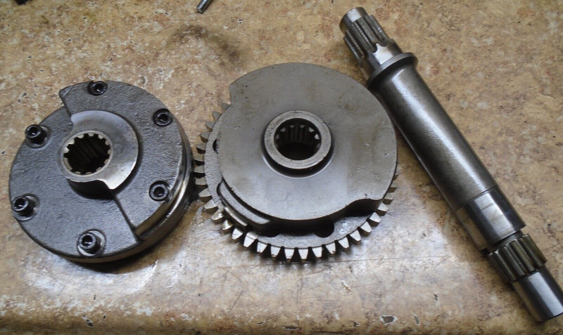 92 Kawasaki Vulcan VN1500 VN 1500 Engine Crank Shaft Counter Balance Weight Gear