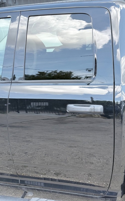 ✅ 2009-2024 RAM 1500 Quad Cab OEM COMPLETE DOOR REAR LEFT Black PXJ DRIVER SIDE