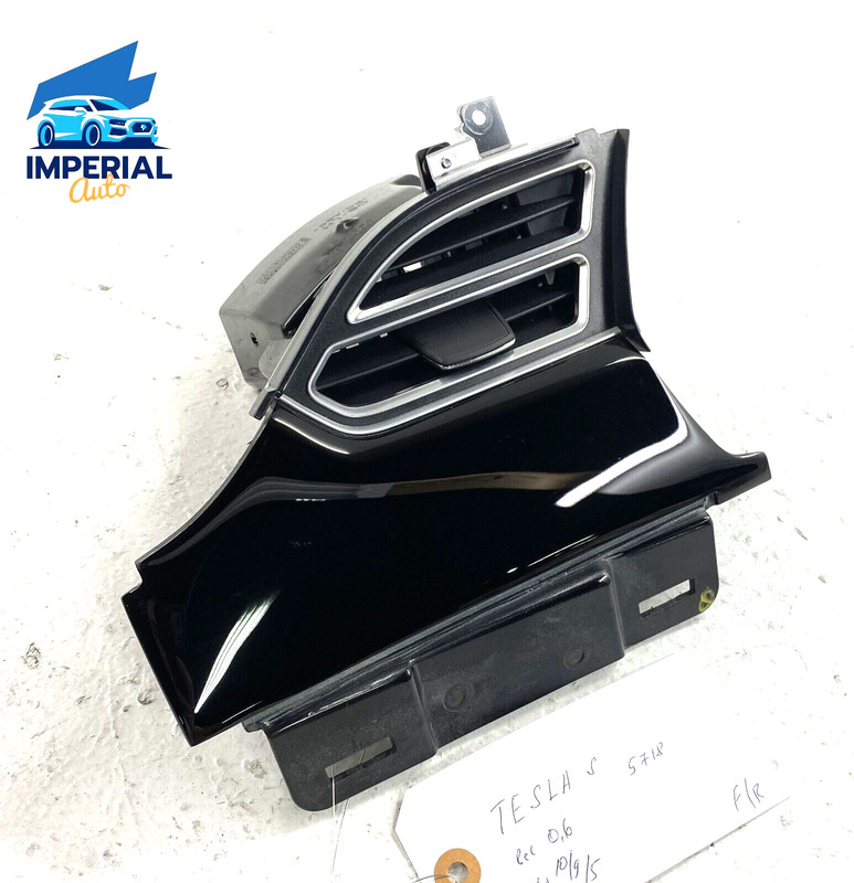 2012 - 2016 TESLA Model S Center Left Side Dash Air Vent Piano Black OEM