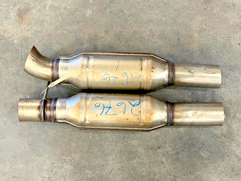 ⭐2009-2015 BMW 7-SERIES 4.4L V8 AWD FRONT EXHAUST RESONATOR MUFFLER PIPE LOT2676