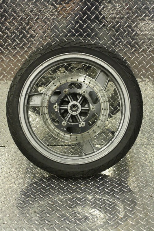 1995 KAWASAKI EX 500 NINJA FRONT WHEEL RIM TIRE BRAKE ROTOR OEM EX500 95