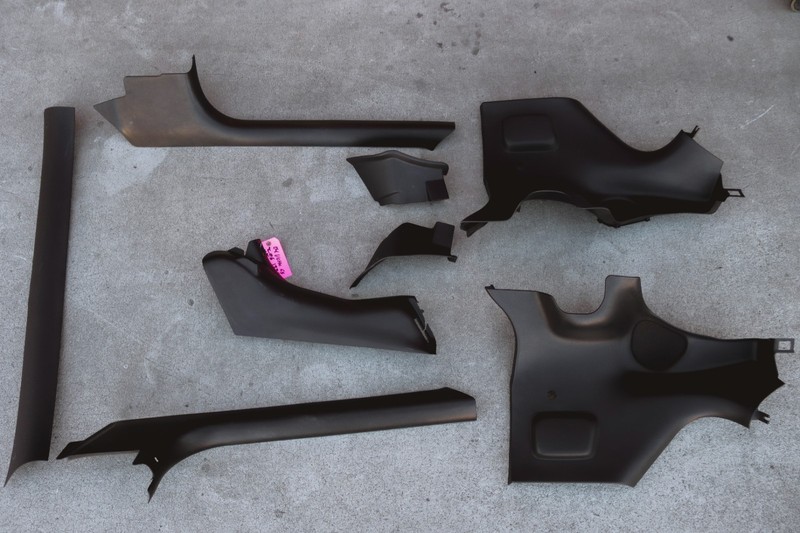 2003 - 2004 C5 Corvette Z06 Black Interior Trim Panels OEM *USED*