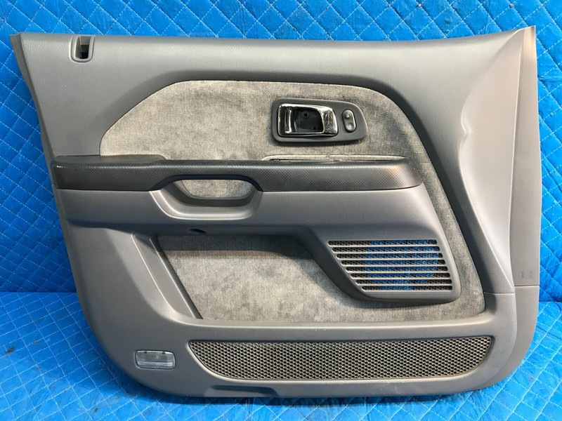 03-05 HONDA PILOT EX FRONT LEFT DRIVER SIDE DOOR PANEL Gray OEM
