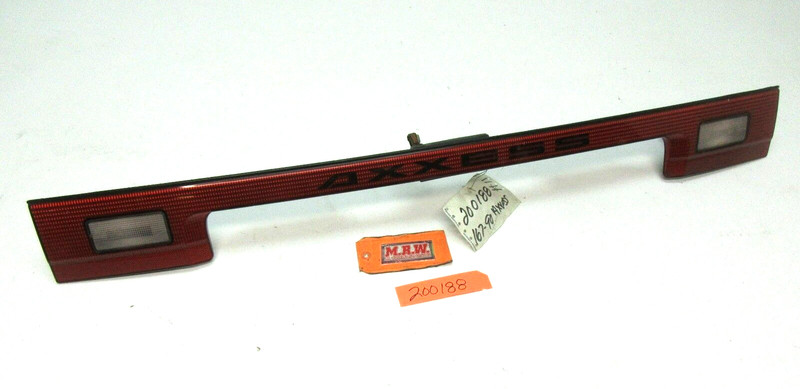 TAIL LIGHT TRUNK REVERSE LAMP FINISH PANEL CENTER VAN HB for 90-95 NISSAN AXXESS