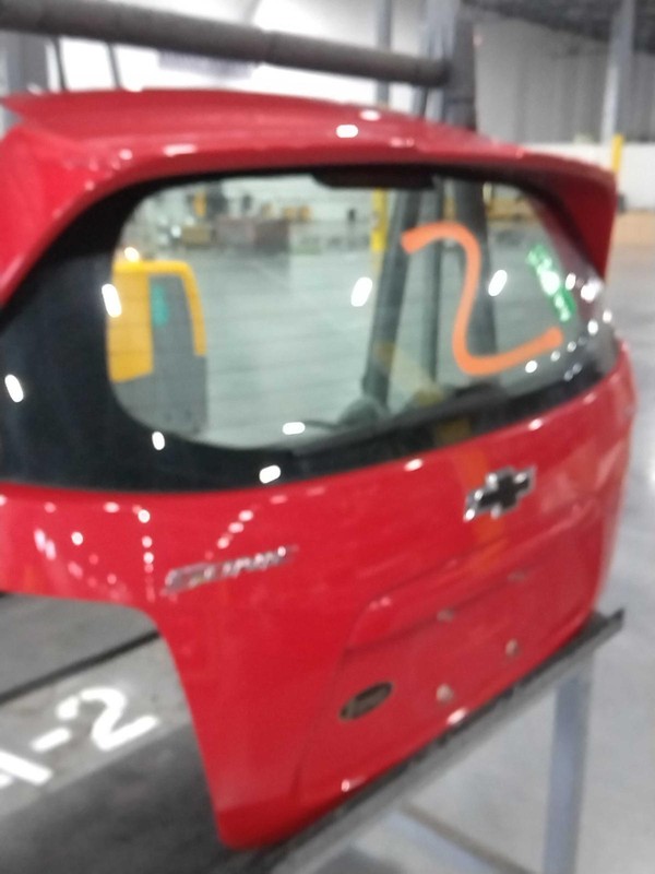 2018 Chevrolet Sonic Deck Lid Trunk Lid Red OEM Used 77000 Miles NJ25-17762