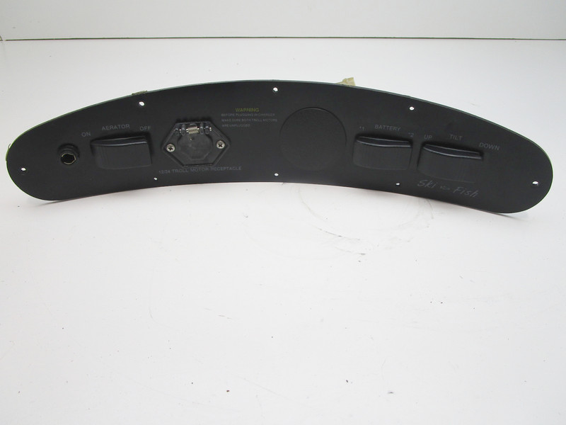 1996 Glastron GS185 Ski Fish Boat Dash Switch Panel 17 1/2" x 3 3/4"