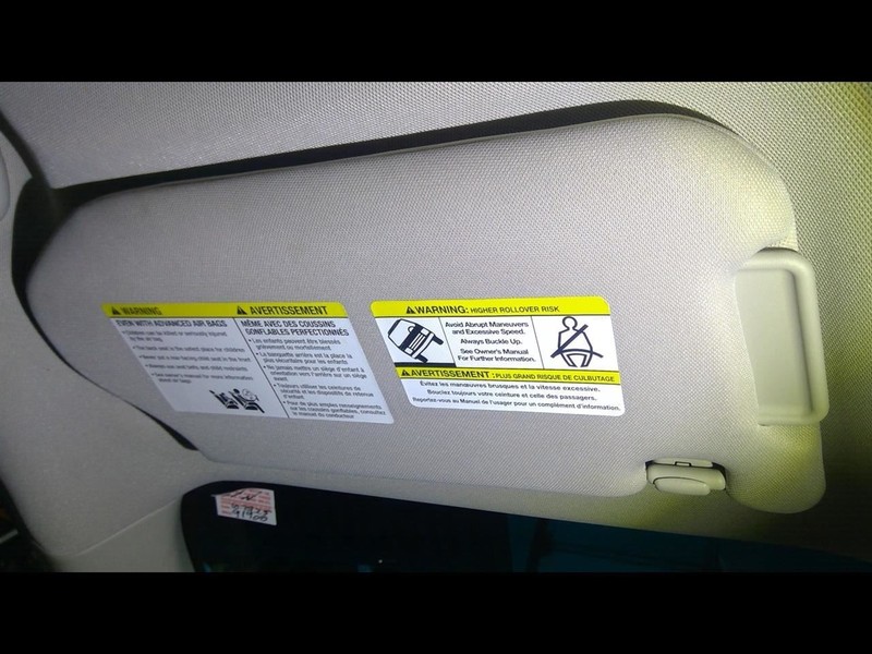 Driver Left Sun Visor Without Illumination Fits 13-18 PATHFINDER 1696792