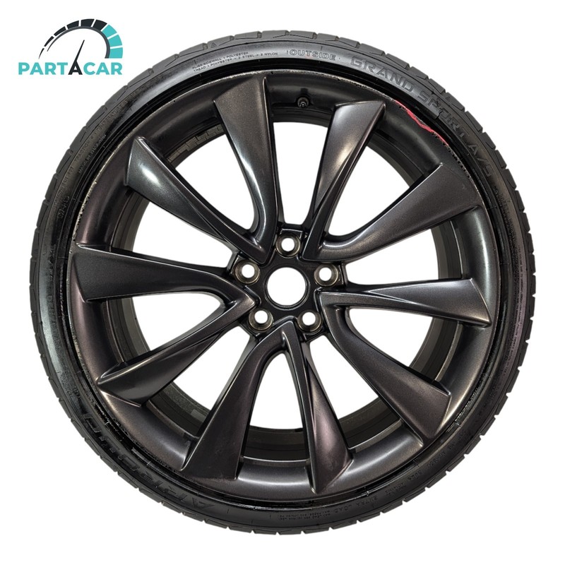 2017 2018 2019-2021 Tesla Model 3 M3 20"x8.5" Alloy Wheel Rim Perfom OEM CRACKED