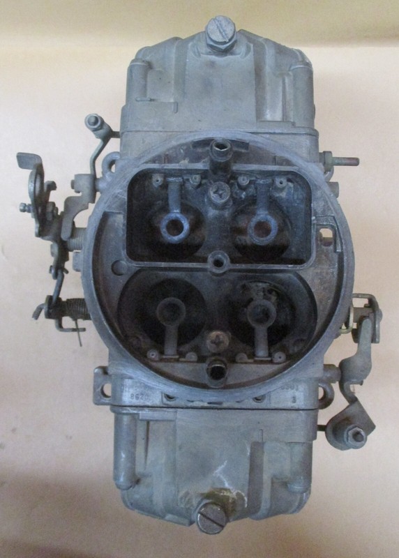 USED 4 BARREL HOLLEY CARBURETOR 6R3767B 650-700 CFM DOUBLE PUMPER