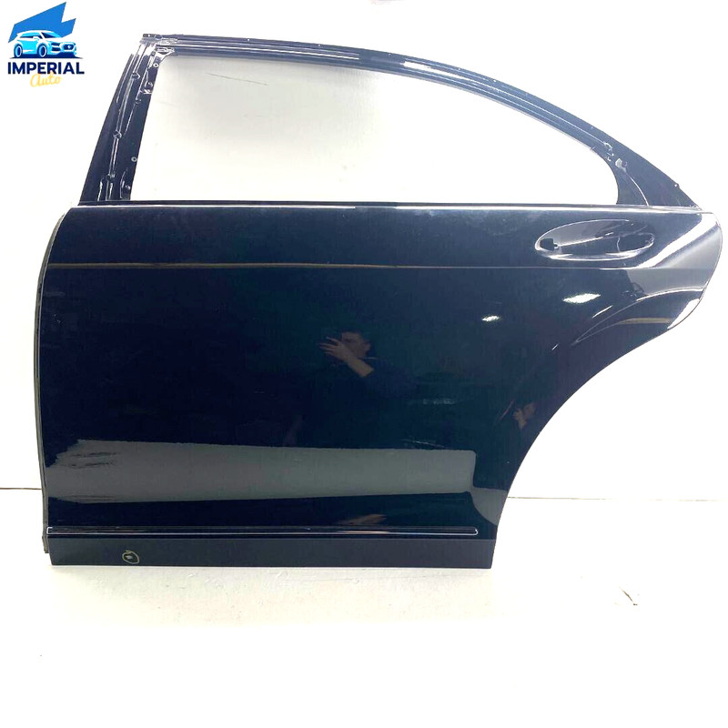 2007-13 Mercedes W221 S550 S600 Rear Left Driver Side Door Shell Panel OEM Black