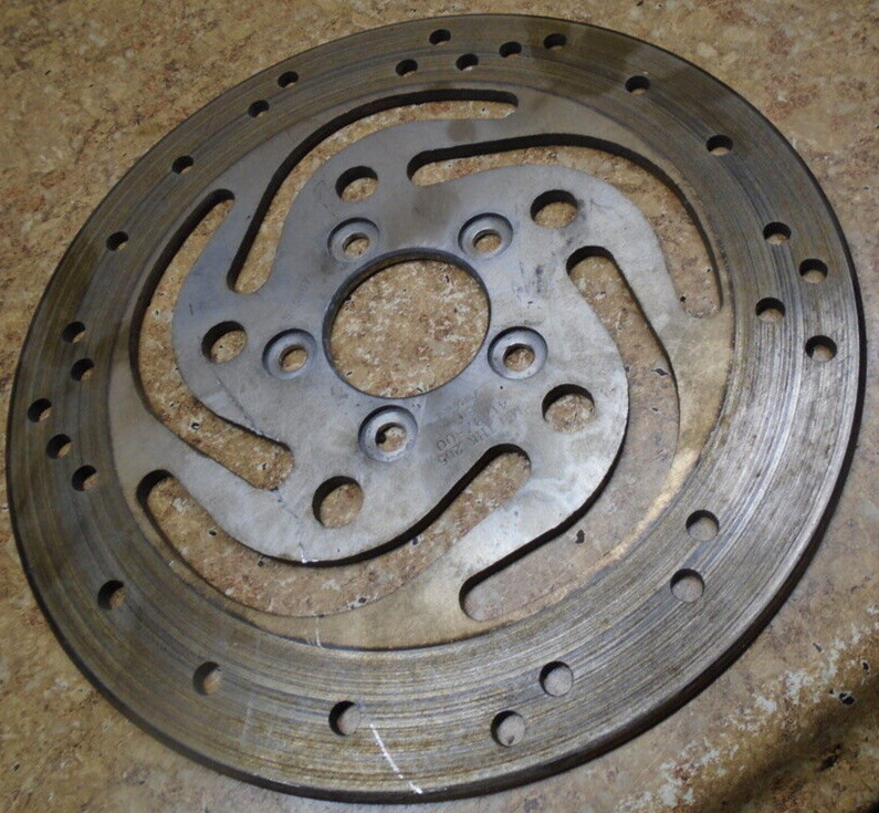 2004 Harley Davidson FLHR1 Road King Rear Back Disk Brake Rotor Wheel Rim 2005