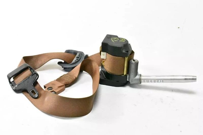 92-95 Mercedes W140 300SD 400SEL S500 Front Right Passenger Seat Belt Brown OEM