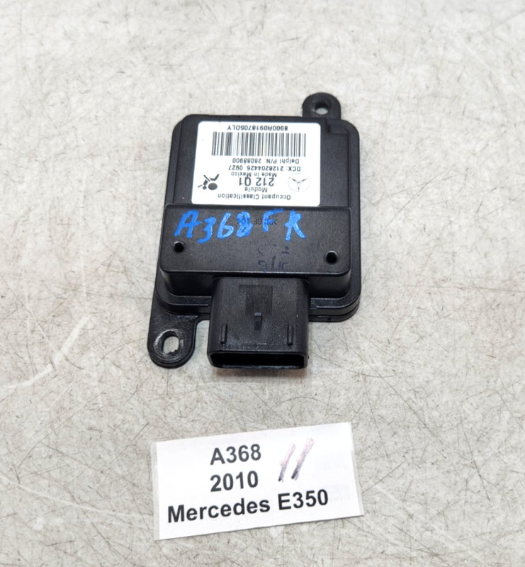 ✅ 10-13 OEM Mercedes W212 E350 Front Right Passenger Seat Occupant Sensor Module