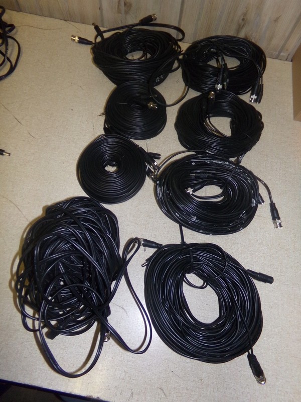 NEW Security Cables, 50' Each, Lot of 8*FREE SHIPPING*
