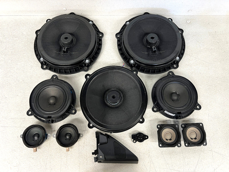 ⭐2014-2020 INFINITI Q50 Q60 FRONT & REAR RH LH DOOR BOSE SPEAKER SET OEM LOT2571