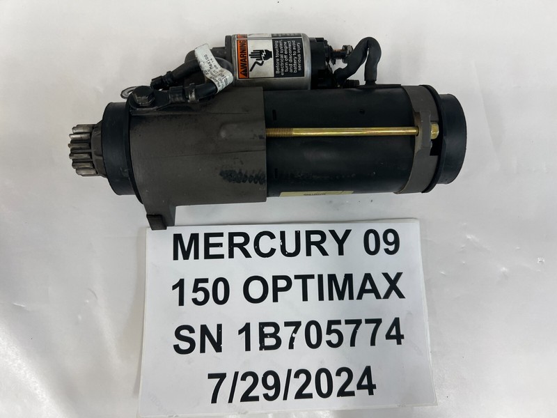 Mercury Outboard 150 Optimax Starter 853329T FRESHWATER!