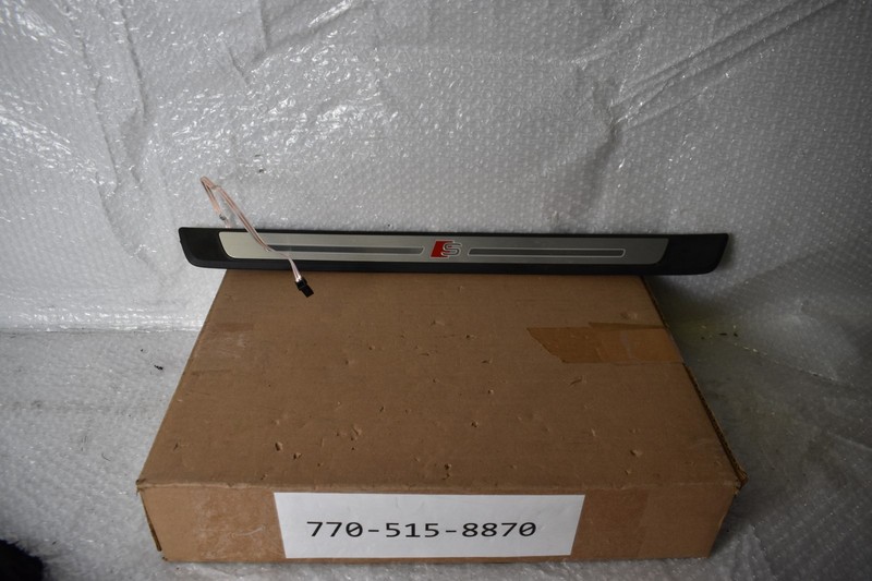 AUDI S4 PREMIUM PLUS SCUFF PLATE LEFT SIDE 2018-2025 FACTORY OEM 8W0 947 417 A