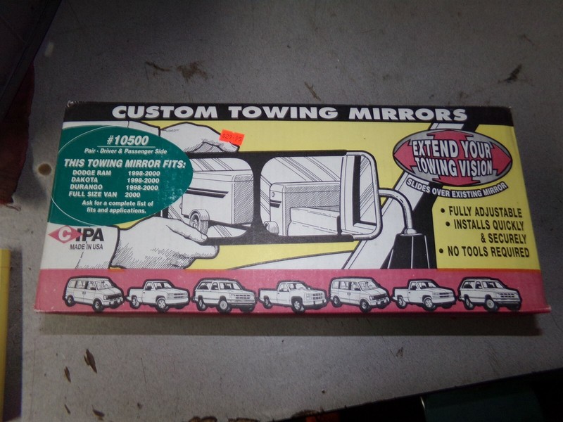 NEW Custom Towing Mirrors 10500 Ford Dodge*FREE SHIPPING*