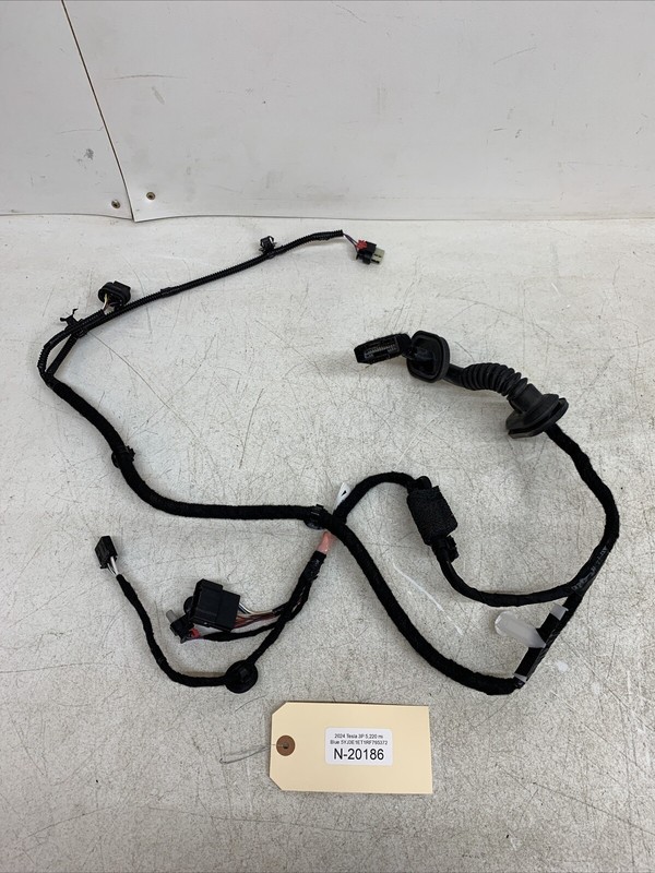 ⚡️24-25 Tesla 3 Rear Driver Side Door Wiring Harness Cable Wire LH 20186 B159