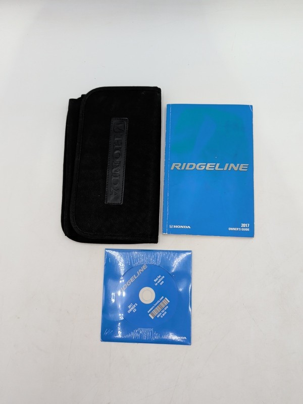2017 Honda Ridgeline Owners Manual With Informational CD & Case