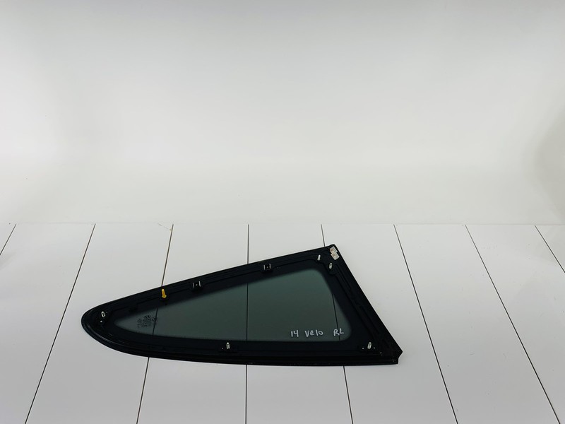 12-17 HYUNDAI VELOSTER REAR LEFT DRIVER SIDE QUARTER PANEL WINDOW GLASS OEM