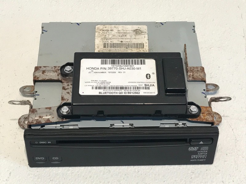 05-10 Odyssey Mp3 CD DVD Drive Player Bluetooth Module 3911A-SHJ-A902 19K Miles