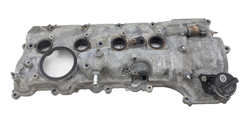 08-16 LEXUS LS600h 2UR-FSE ENGINE MOTOR LEFT CYLINDER HEAD VALVE COVER OEM