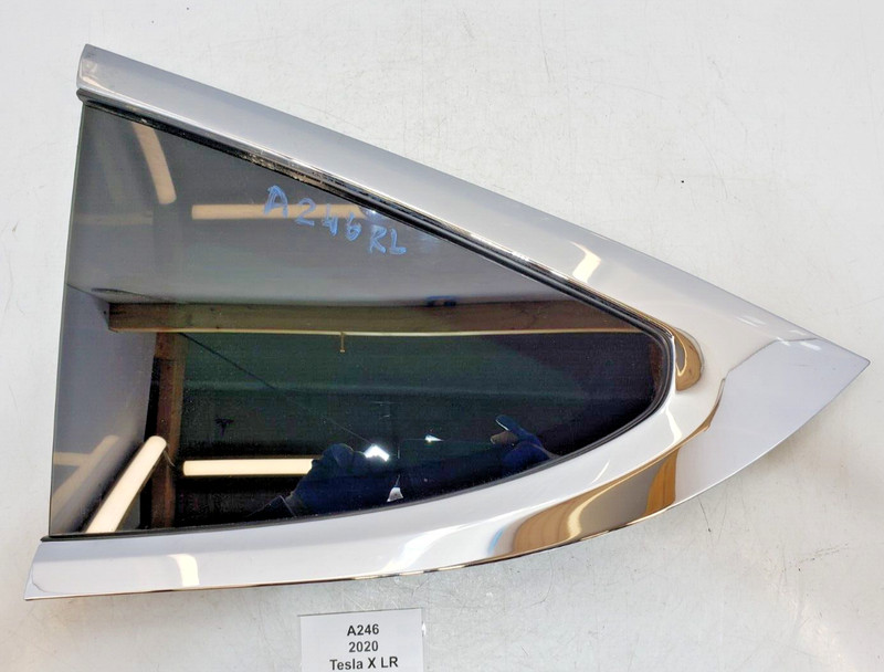 ✅ 2016-2020 OEM Tesla X Rear Left Driver Side Quarter Window Glass Tint