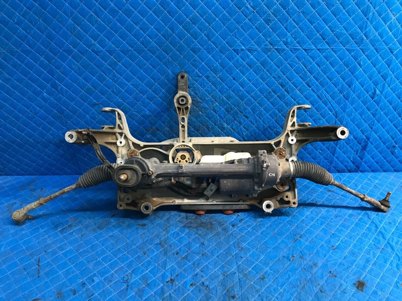09-16 Volkswagen Tiguan Steering Gear Power Rack Pinion Cradle Subframe 149k