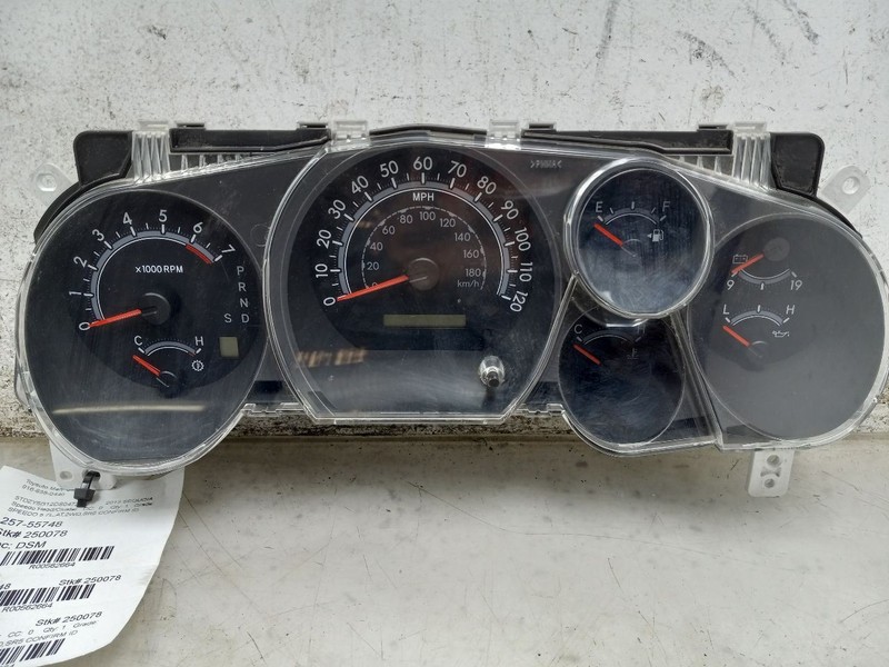 12 13 14 TOYOTA SEQUOIA SR5 SPEEDOMETER CLUSTER 83800-0CJ71