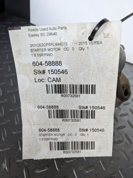 Starter Motor Fits 12-19 VERSA 732581