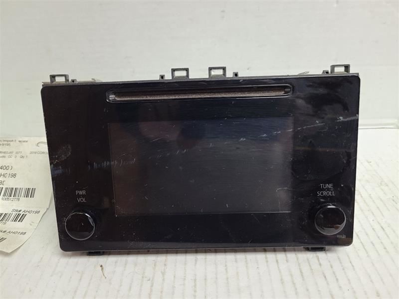 Audio Equipment Radio Sedan Display And Receiver Fits 17-19 COROLLA 512776