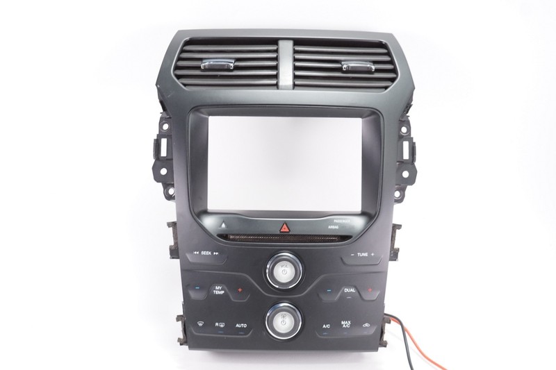 FORD EXPLORER Heater Climate Control Radio CD Dash Bezel ✅TESTED OEM 2013 - 2015