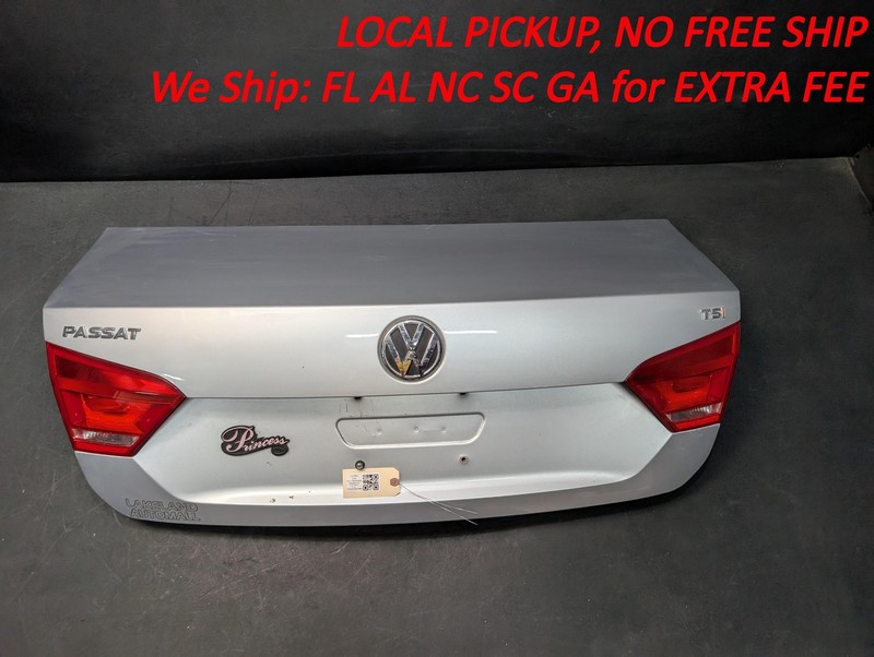 Trunk Deck Lid Assy 2015 Volkswagen Passat 561827025D 2014