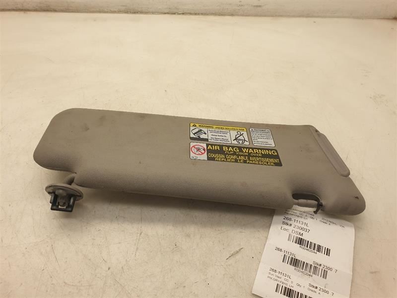 11-13 TOYOTA HIGHLANDER DRIVER SIDE SUN VISOR ASSEMBLY