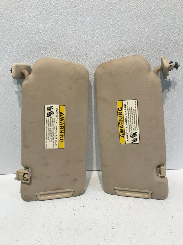 06-12 Kia Sedona 07-10 Entourage Left LH Driver Right RH Passenger Sun Visor Set