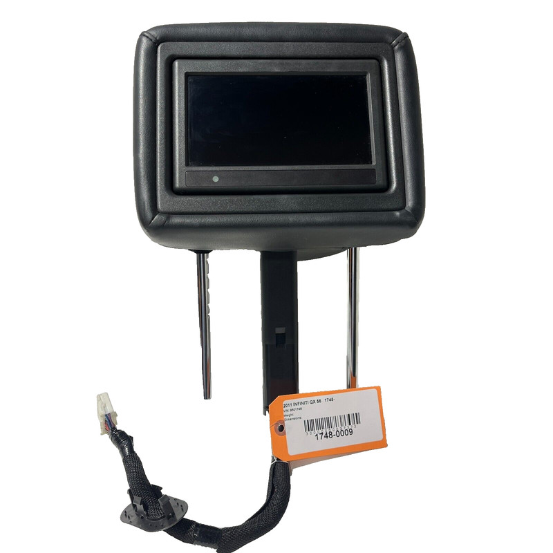 2011 - 2017 NFINITI QX56 QX80 FRONT SEAT HEADREST WITH TV DVD SCREEN OEM