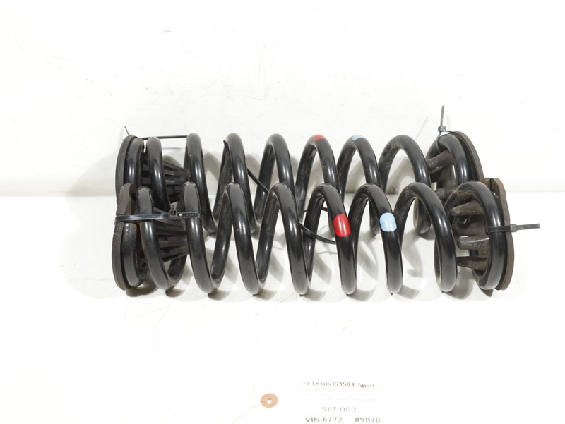 2014-2016 Lexus IS350 AWD 3.5L Rear LEFT & RIGHT Suspension Coil Spring Set OEM