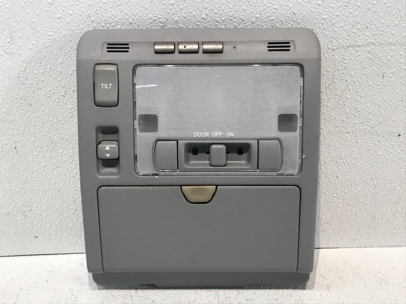 01-06 Lexus LS430 Front Upper Roof Console Dome Light Reading Lamp OEM Gray LA10