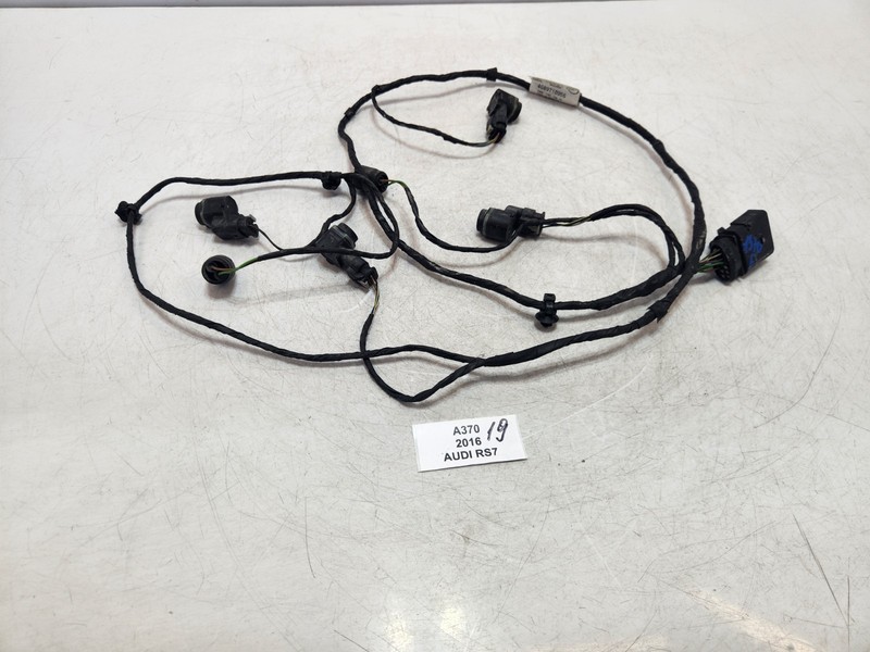 ✅ 2016-2018 OEM Audi RS7 Front Bumper Parking PDC Sensors Harness Gray