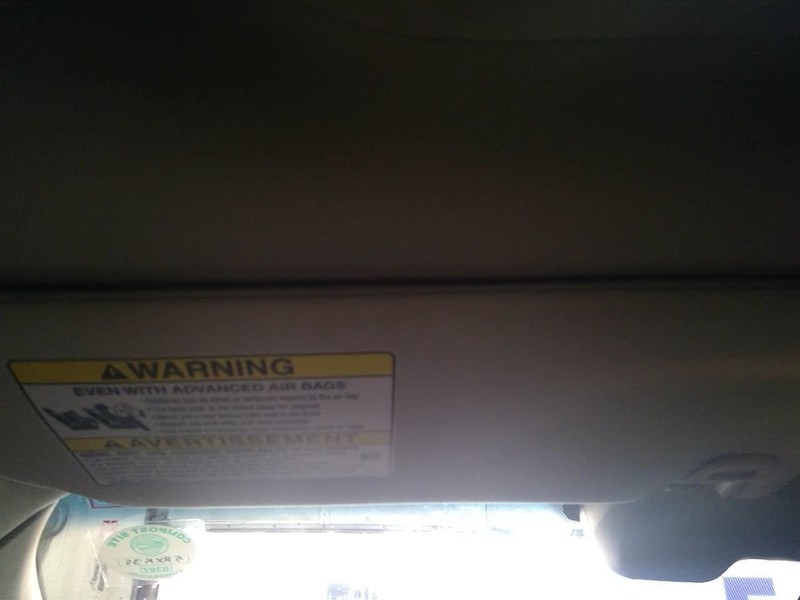 Driver Left Sun Visor Sedan Fits 15-25 LEGACY 1722053