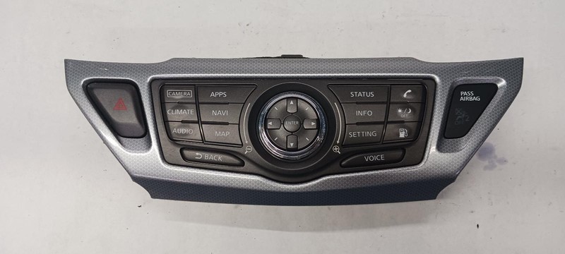 18-'20 NISSAN PATHFINDER radio control panel w/navigation OEM 1 Year Wnty!