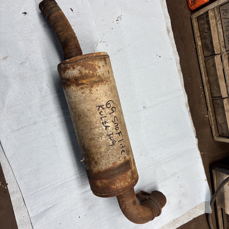 1969 Sno Flite Vintage Snowmobile Kohler 309 Motor Exhaust Muffler