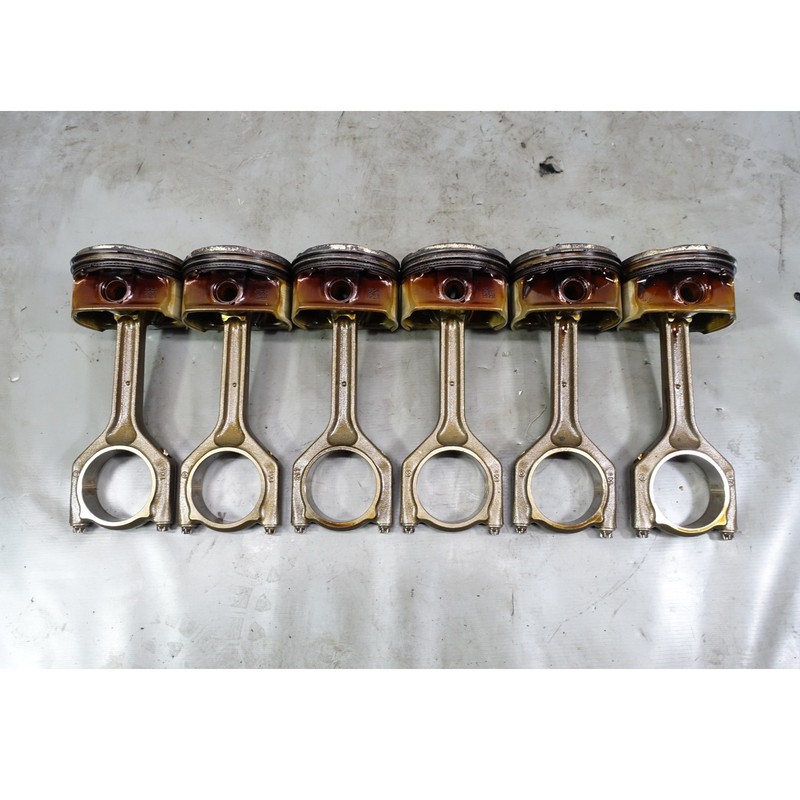 2007-2013 BMW N52 6-Cylinder Piston Connecting Rod Set of 6 E60 E90 OEM
