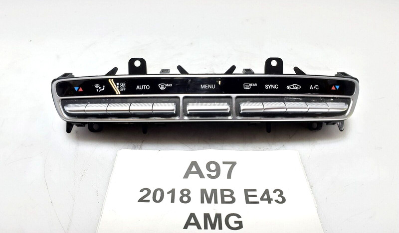 ✅ 17-23 OEM Mercedes W213 E300 E43 Front Heater AC Climate Control Switch Panel
