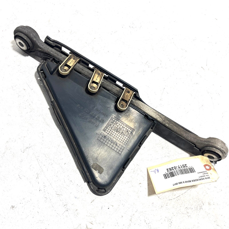 2014-2017 MERCEDES S550 W222 REAR LEFT TRAILING CONTROL ARM W/ COVER SHIELD OEM