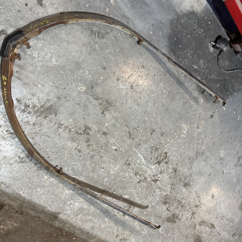 1969 Ski Doo Olympique vintage snowmobile, Front Bumper